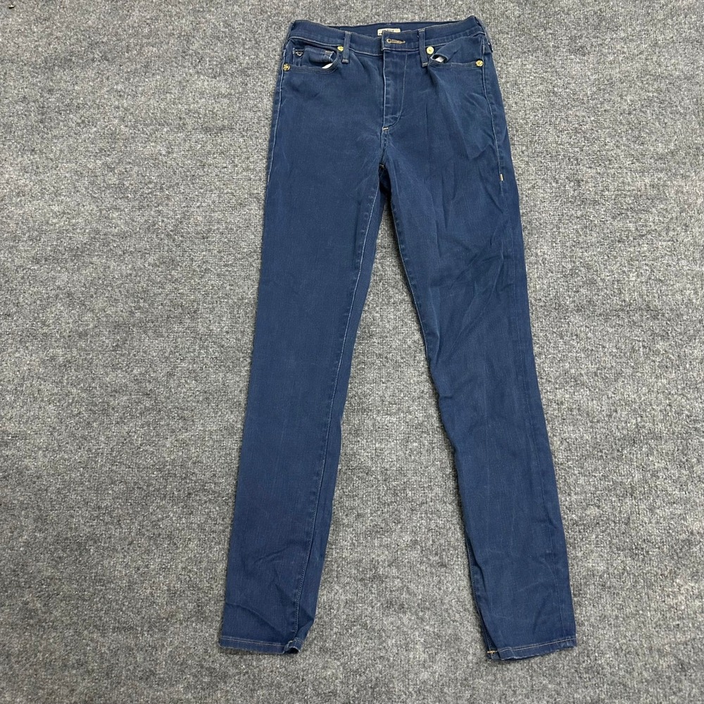 True Religion Jeans Womens Size 27 Blue Halle High Rise Super Skinny USA Made